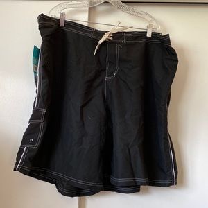 Size 28W women’s plus size swim shorts.
